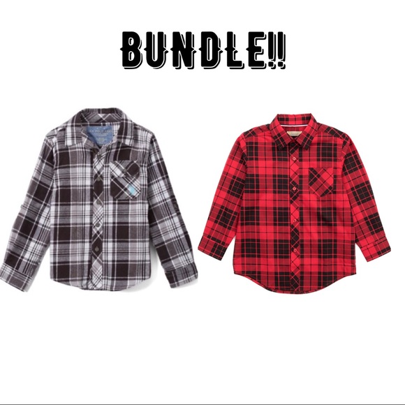 Flannel Button Down BUNDLE! - Picture 1 of 9